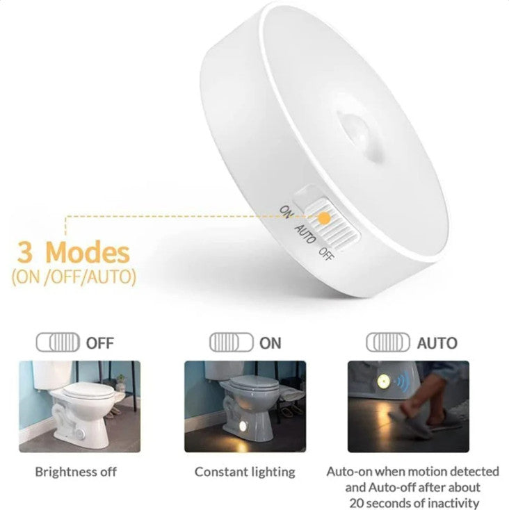 Lámpara LED Recargable Sensor Movimiento