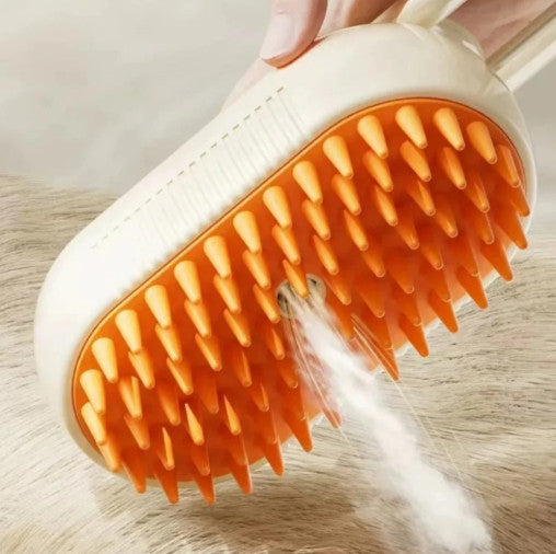 Cepillo Para Mascotas A Vapor Recargable