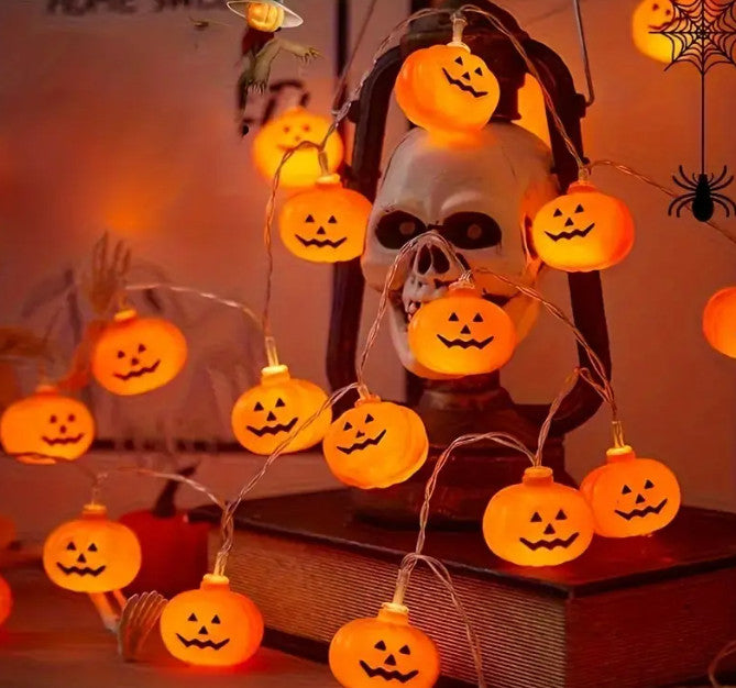Luces Led De Halloween Calabazas