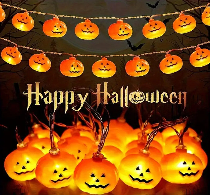 Luces Led De Halloween Calabazas