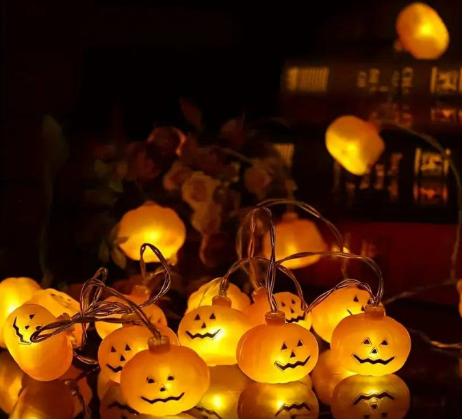 Luces Led De Halloween Calabazas